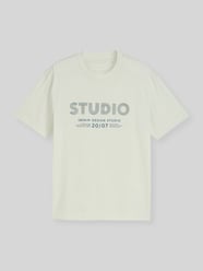 T-shirt o kroju relaxed fit z czystej bawełny od Tom Tailor Denim - 35