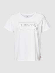 T-shirt PLUS SIZE ze wzorem z logo od Levi’s® Plus Biały - 41