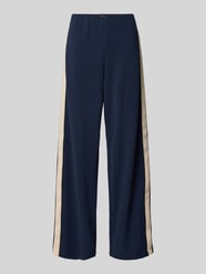 Wide leg sweatpants met contraststrepen, model 'BERLIN' van Vero Moda - 11