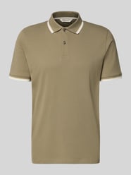 Koszulka polo o kroju slim fit z Mieszanka bawełny ekologicznej Model 'SLIM ATLAS SPORT' od Selected Homme - 3