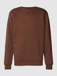 Sweatshirt mit Label-Print Modell 'FABRELI' von Ellesse Braun - 24