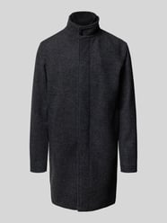 Lange jas van wolmix met opstaande kraag en steekzakken van Jack & Jones Premium - 39