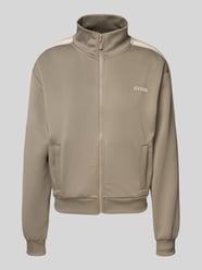 Sweatjacke mit Label-Print Modell 'YARROW' von Guess Activewear - 9