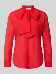 Bluzka z wiązaniem pod szyją o kroju regular fit z mieszanki wiskozy od Christian Berg Woman - 21