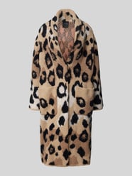 Lange jas in gebreide look van Marc Cain - 5