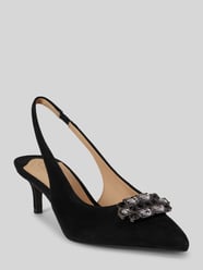 Pumps mit Strassapplikation aus Rindsnappa von Lauren Ralph Lauren - 12