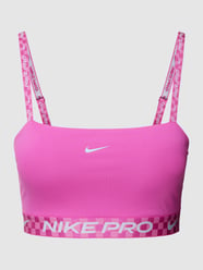 Bustier met labeldetails van NIKE TRAINING Fuchsia - 43