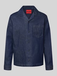 Regular Fit Hemdjacke mit Brusttasche Modell 'Edelo' von HUGO - 42