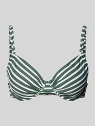 Bikini-Oberteil mit vorgeformten Cups Modell 'Summer' von VENICE BEACH Grün - 4