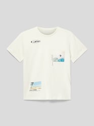 T-Shirt mit Motiv-Print von Tom Tailor Weiß - 11