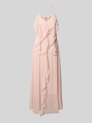 Fließendes Maxikleid mit Rüschen Modell 'CAMILLE' von VERO MODA Pink - 22