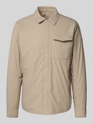 Jack met platte kraag van SCANDINAVIAN EDITION Beige - 9
