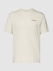 T-Shirt mit Label-Print von ARMANI EXCHANGE Weiß - 6