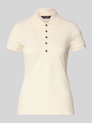 Slim Fit Poloshirt mit Knopfleiste Modell 'KIEWICK' von Lauren Ralph Lauren Beige - 13