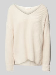 Relaxed Fit Strickpullover aus Baumwoll-Mix von s.Oliver RED LABEL Beige - 18