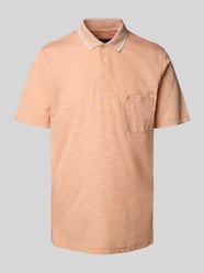 Regular Fit Poloshirt mit Brusttasche von RAGMAN Orange - 27