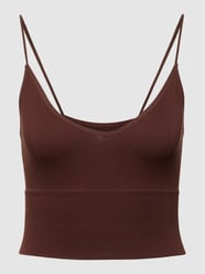 Crop Top in Ripp-Optik von REVIEW Beige - 30
