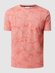 T-shirt z efektem batiku od CK Calvin Klein Różowy - 32