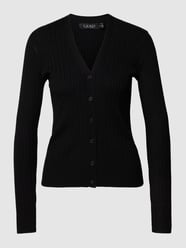 Cardigan mit Zopfmuster Modell 'DENZEL' von Lauren Ralph Lauren Schwarz - 15
