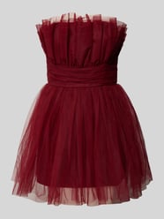 Cocktailjurk van tule van LACE & BEADS Rood - 7