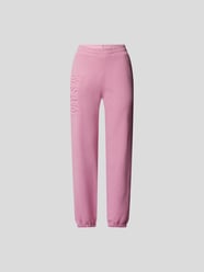 Sweathose mit Label-Prägung von MSGM Pink - 10