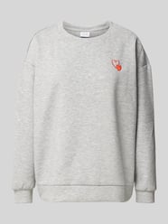 Sweatshirt mit Motiv-Stitching Modell 'REFLECT' von Vila - 14