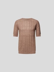 T-Shirt aus Leinen von Lardini Braun - 14