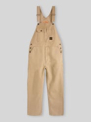 relaxed fit tuinbroek van puur katoen model 'TIGER' van Levi's® Beige - 1