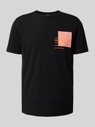 T-Shirt mit Label-Print Modell 'Teebero' von BOSS Green Schwarz - 25