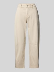 Tapered Fit Hose mit verkürztem Schnitt von Buena Vista Beige - 26