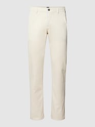 Slim Fit Chino mit Label-Detail Modell 'Schino' von BOSS Orange Grau / Schwarz - 17