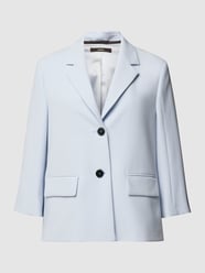 Blazer mit Viskose-Anteil und 3/4-Arm von Windsor Blau - 5