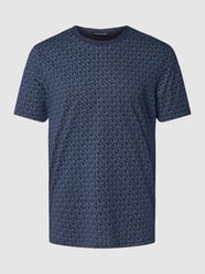 T-Shirt mit Allover-Muster Modell 'SIG' von Michael Kors Blau - 43