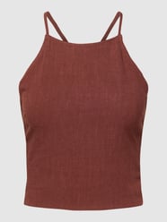 Top met vetersluiting van REVIEW Bruin - 34