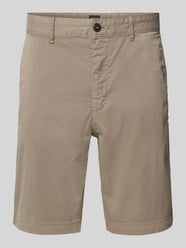 Slim Fit Chino-Shorts mit Gürtelschlaufen von BOSS Orange Beige - 5