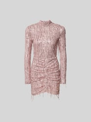 Minikleid mit Paillettenbesatz von ROTATE Pink - 33