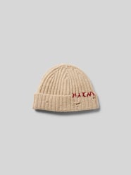 Beanie mit Label-Stitching von Marni Beige - 1