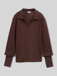 Bluza z kołnierzykiem polo z mieszanki wiskozy od Tom Tailor - 21