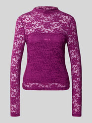 Langarmshirt mit transparenter Spitze von Jake*s Casual - 8