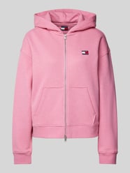 Sweatjacke mit Kapuze von Tommy Jeans Pink - 18