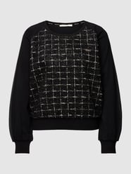 Sweatshirt met labelapplicatie van LIU JO SPORT Zwart - 28