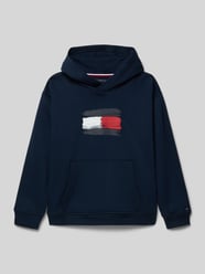 Bluza z kapturem o kroju regular fit z mieszanki bawełny od Tommy Hilfiger Teens - 23