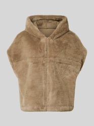 Weste aus Kunstfell von Milano Italy Beige - 2