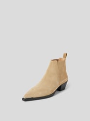 Chelsea Boots aus echtem Leder von Copenhagen Beige - 11