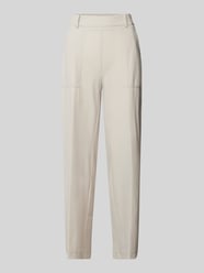 Tapered Fit Stoffhose mit verkürztem Schnitt von CAMBIO Beige - 41
