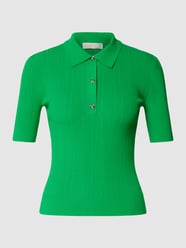 Poloshirt mit Strick-Optik von MICHAEL Michael Kors Grün - 9
