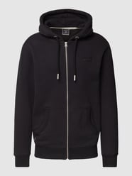 Sweatjacke mit Label-Stitching von Superdry Grau / Schwarz - 2