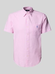 Custom Fit Freizeithemd mit Button-Down-Kragen von Polo Ralph Lauren Pink - 24