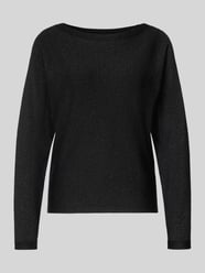 Gebreide pullover van viscosemix met boothals van comma - 20