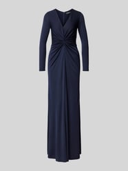 Abendkleid mit Knoten-Detail Modell 'NADIRA' von Lauren Ralph Lauren Blau - 38